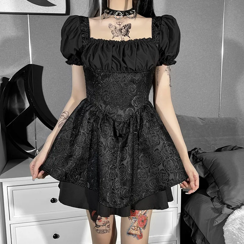 Dark summer new cute frothy sleeve high waist pattern beautiful back tight dresses for women 2022vestidos
Dark summer new cute frothy sleeve high waist pattern beautiful back tight dresses for women 2022vestidos