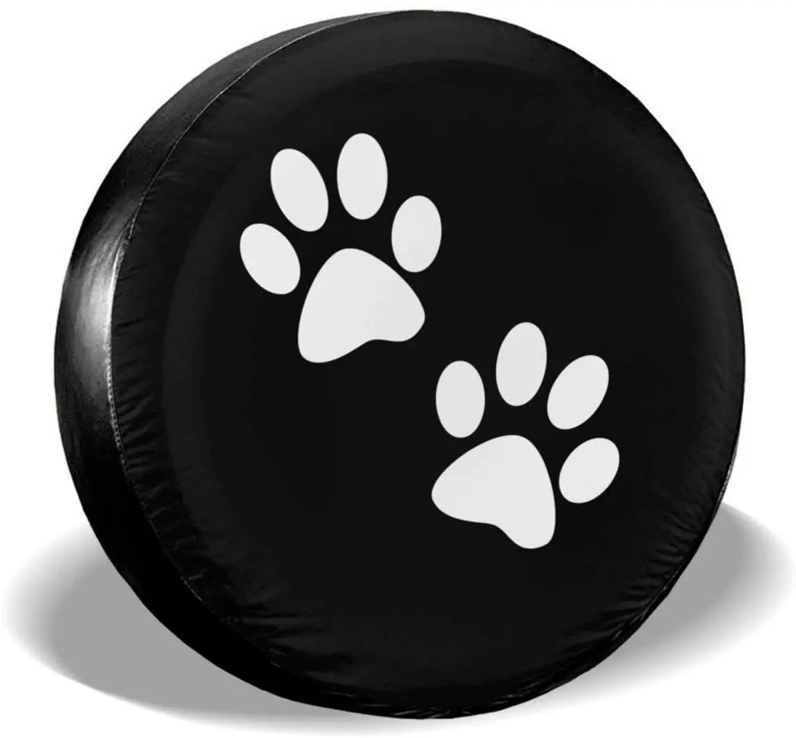 Paw Print Spare Tire Cover Waterproof Dust-Proof UV Sun Wheel Tire Cover Fit for Jeep,Trailer, RV, SUV and Many Vehicle 15 Inch
Paw Print Spare Tire Cover Waterproof Dust-Proof UV Sun Wheel Tire Cover Fit for Jeep,Trailer, RV, SUV and Many Vehicle 15 Inch