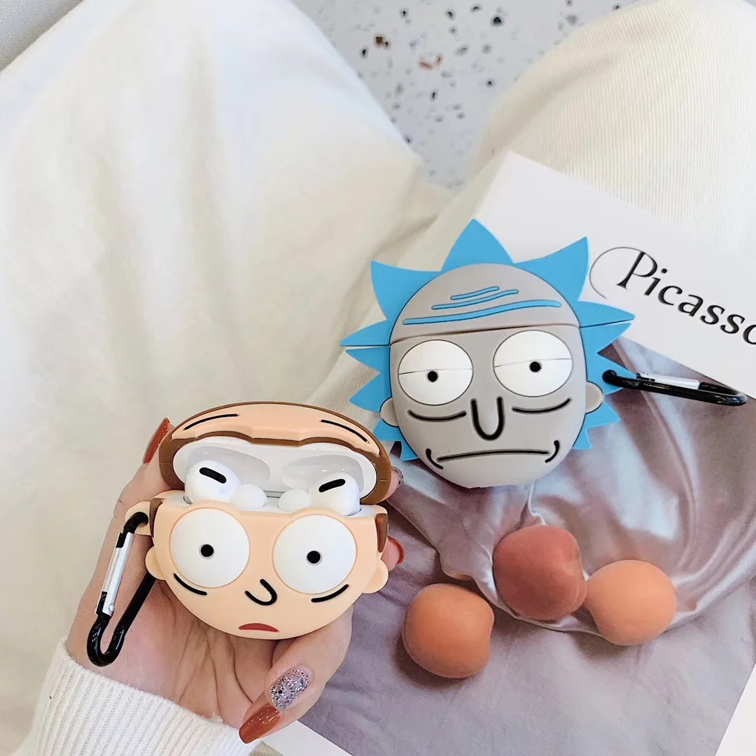 1Pc Cartoon Rick and Morti Silicone Headphone Cases Protective Case for Apple Bluetooth Wireless Charging Box Protectives Cover
1Pc Cartoon Rick and Morti Silicone Headphone Cases Protective Case for Apple Bluetooth Wireless Charging Box Protectives Cover