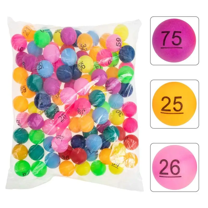 100Pcs Numbered Lottery Balls Clear Printing Game Balls Game Balls Props Plastic Number Balls for Nightclub School Home Party
100Pcs Numbered Lottery Balls Clear Printing Game Balls Game Balls Props Plastic Number Balls for Nightclub School Home Party
