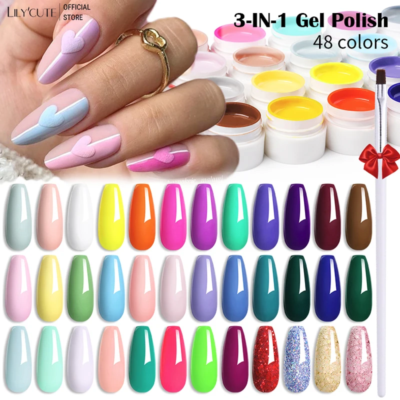 LILYCUTE 8ml Gel Nail Polish 3 In 1 Colorful Painting Gel Nail Art Drawing Liner Pattern Polish UV Nail Gel Top Coat Manicure
LILYCUTE 8ml Gel Nail Polish 3 In 1 Colorful Painting Gel Nail Art Drawing Liner Pattern Polish UV Nail Gel Top Coat Manicure