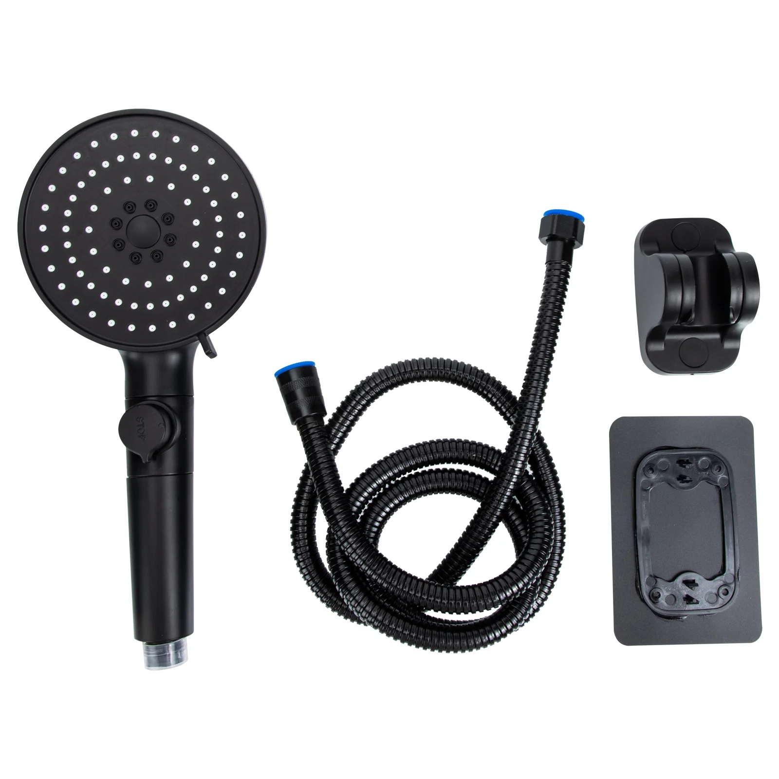Насадка для душа с высоким давлением, регулируемая ручная насадка для душа в ванную комнату, Черная
Насадка для душа с высоким давлением, регулируемая ручная насадка для душа в ванную комнату, Черная