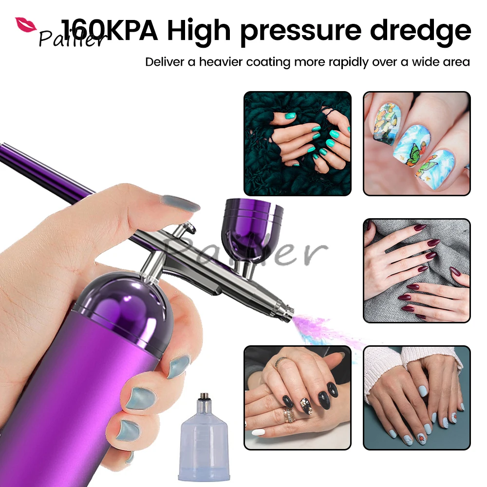 Airbrush Nail With Compressor Portable Airbrush For Nails Cake Tattoo Makeup Paint Air Spray Gun Oxygen Injector Air Brush Kit
Airbrush Nail With Compressor Portable Airbrush For Nails Cake Tattoo Makeup Paint Air Spray Gun Oxygen Injector Air Brush Kit