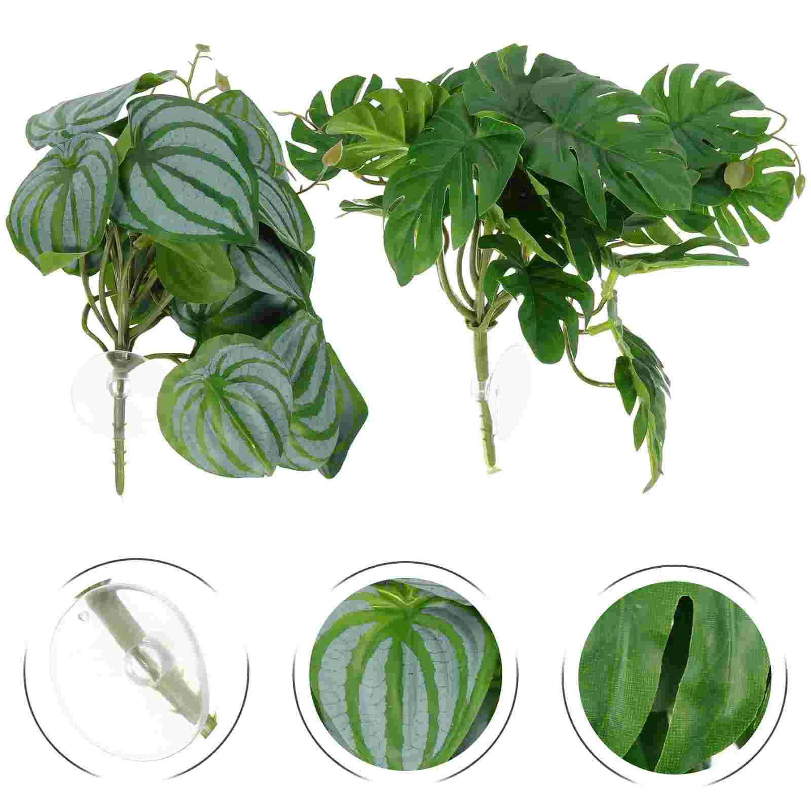 2Pcs Decorations Aquarium Tank Decorations Reptile Climbing Decor Plants For Reptiles for Small Pets Reptile Decor
2Pcs Decorations Aquarium Tank Decorations Reptile Climbing Decor Plants For Reptiles for Small Pets Reptile Decor