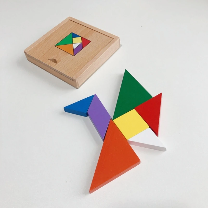 Детская красочная детская развивающая игрушка Tangram для детского сада, дорожная игра
Детская красочная детская развивающая игрушка Tangram для детского сада, дорожная игра