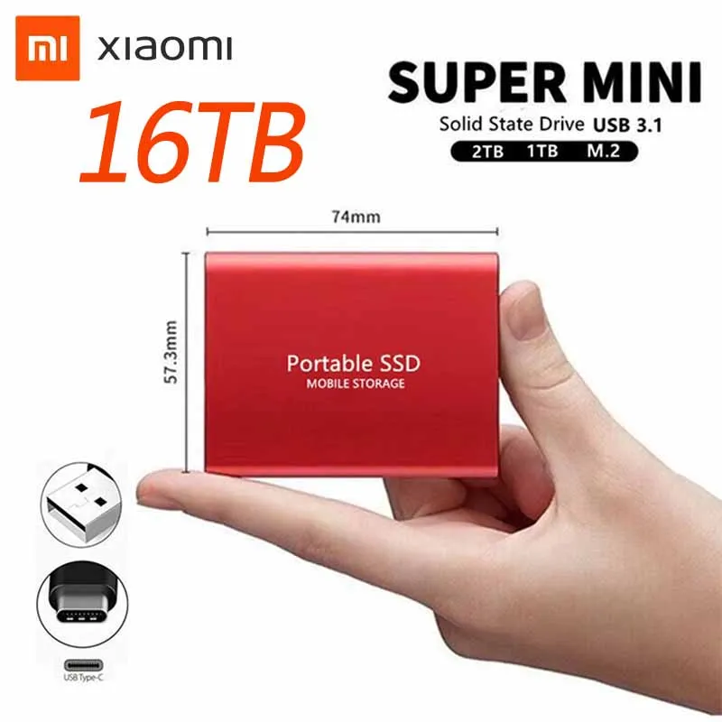 SSD Portable Flash Memory 14TB SSD Hard Drive 240GB 500GB Portable Type-c USB 3.1 External SSD Hard Drive for Laptop Desktop
SSD Portable Flash Memory 14TB SSD Hard Drive 240GB 500GB Portable Type-c USB 3.1 External SSD Hard Drive for Laptop Desktop