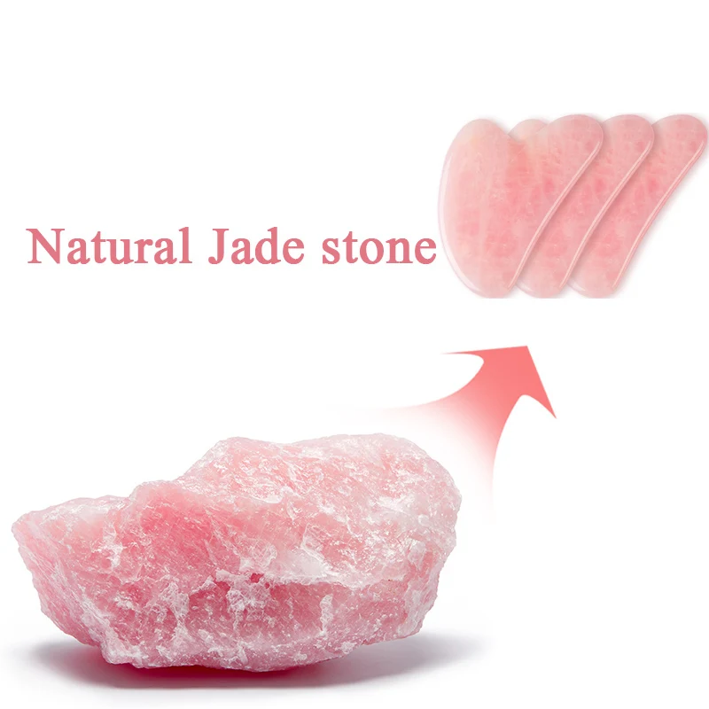 2pcs Jade Stone Facial Massage Roller Guasha Board Double Heads Face Neck Thin Lift Body Skin Relaxation Slimming Beauty |