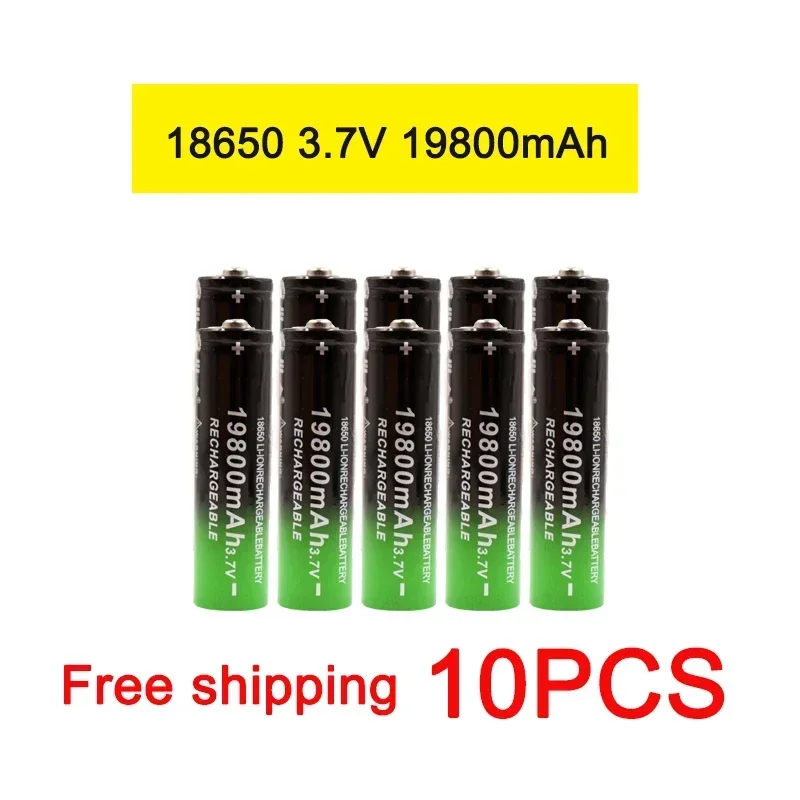 18650 Battery High Quality 19800mAh 3.7V 18650 Li-ion batteries Rechargeable Battery For Flashlight Torch + Free shipping
18650 Battery High Quality 19800mAh 3.7V 18650 Li-ion batteries Rechargeable Battery For Flashlight Torch + Free shipping