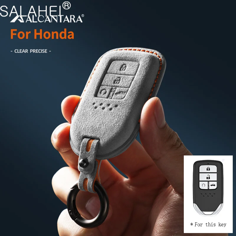 Alcantara Suede Car Remote Key Case Cover Shell For Honda Fit Civic Accord HR-V HRV City Odyssey CRV CR-V Keychain Accessories
Alcantara Suede Car Remote Key Case Cover Shell For Honda Fit Civic Accord HR-V HRV City Odyssey CRV CR-V Keychain Accessories