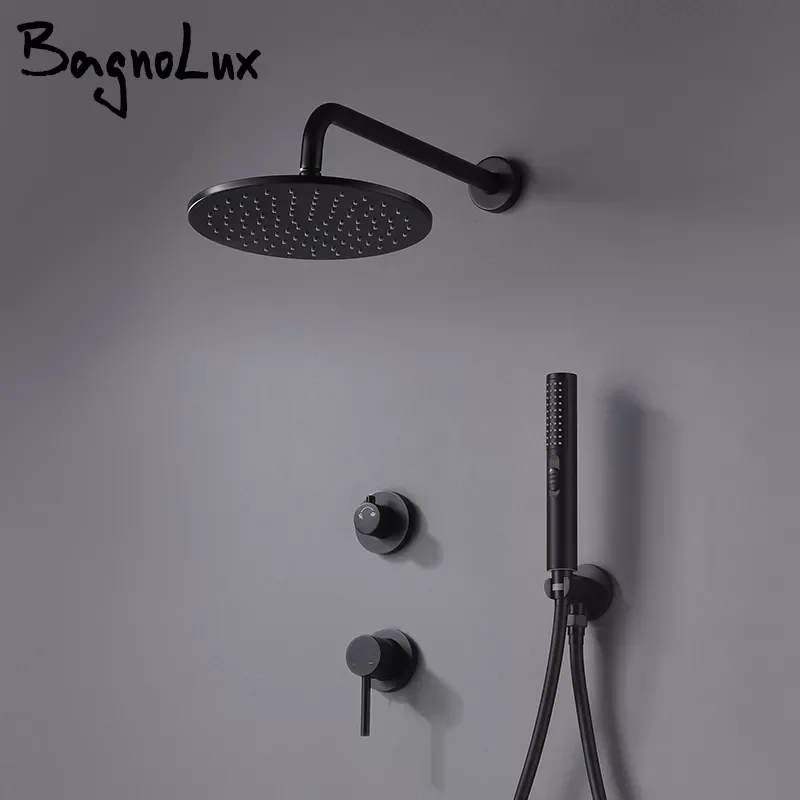 Bathroom Faucet Black Brass Built Installation Rain Shower Head Hand Sprayer With Seat Two-Function And Hot Cold Mixing Switch
Bathroom Faucet Black Brass Built Installation Rain Shower Head Hand Sprayer With Seat Two-Function And Hot Cold Mixing Switch