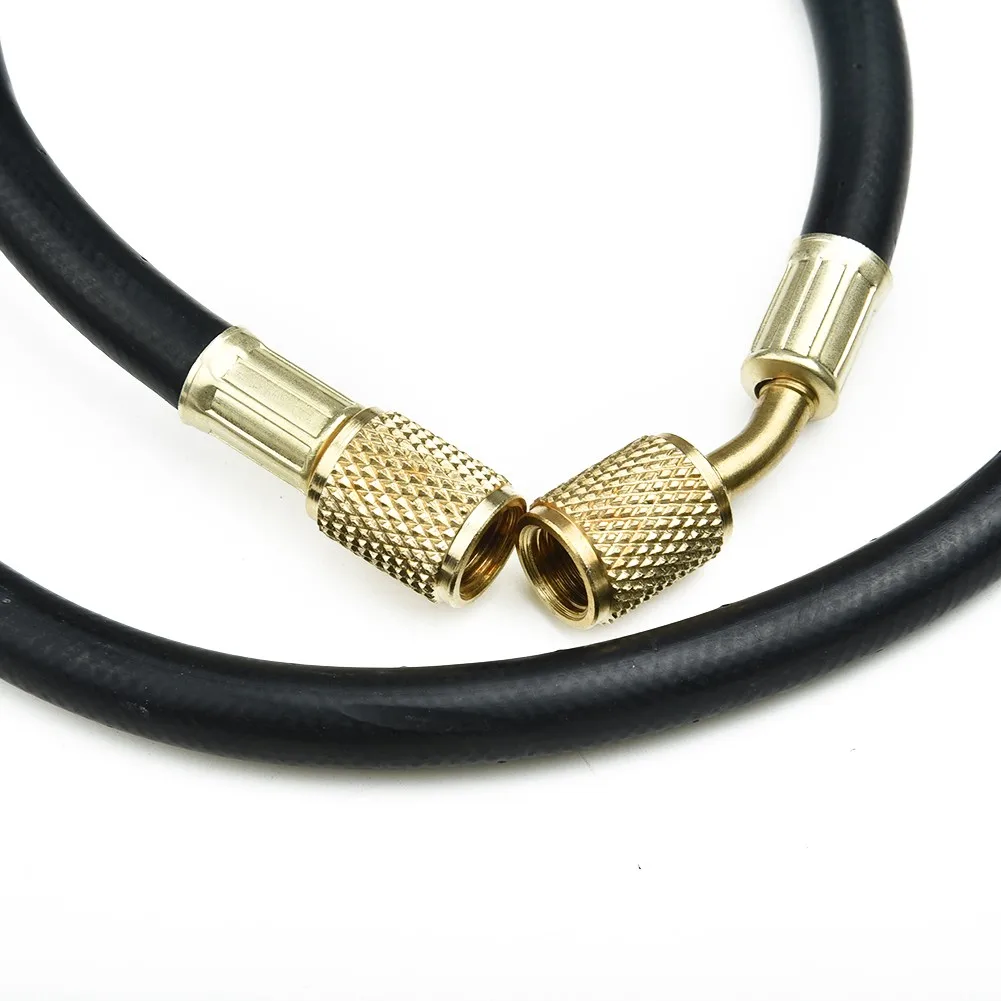 R-410A Charging Hose Refrigeration Replacement 1/4 inches SAE 800PSI Black Brass Equipment Gauge Industrial Durable
R-410A Charging Hose Refrigeration Replacement 1/4 inches SAE 800PSI Black Brass Equipment Gauge Industrial Durable
