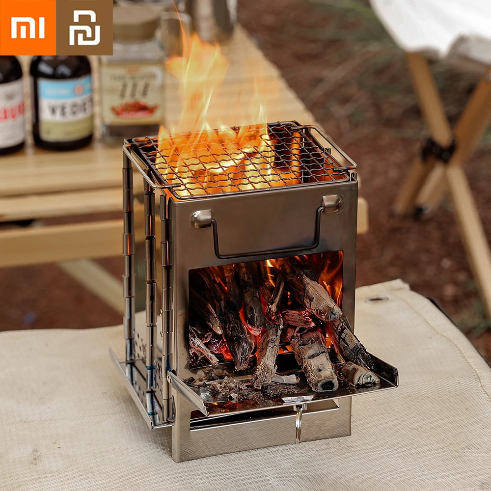 Уличная складная деревянная плита Xiaomi, многофункциональная ветрозащитная угольная печь для барбекю, пикника, огненный стол для кемпинга, гриль
Уличная складная деревянная плита Xiaomi, многофункциональная ветрозащитная угольная печь для барбекю, пикника, огненный стол для кемпинга, гриль