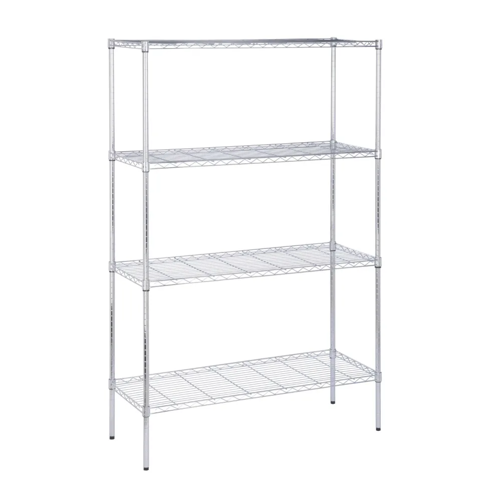 Honey-Can-Do 4-Tier Adjustable Chrome Shelving Unit with 350-lb Per-Shelf Capacity,Shelves & Shelf Units Chrome,Steel
Honey-Can-Do 4-Tier Adjustable Chrome Shelving Unit with 350-lb Per-Shelf Capacity,Shelves & Shelf Units Chrome,Steel