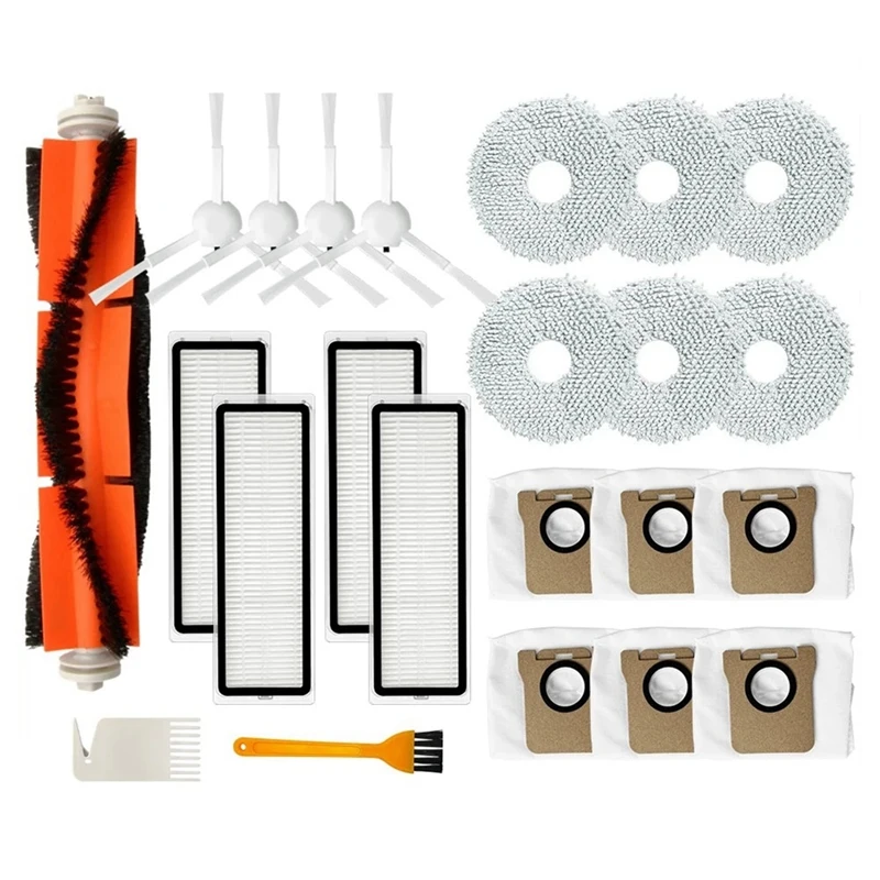 For XIAOMI B101CN All-In-One Vacuum And Mop Robot Replacement Spare Parts Main Brush Side Brush Hepa Filter Mop Rag
For XIAOMI B101CN All-In-One Vacuum And Mop Robot Replacement Spare Parts Main Brush Side Brush Hepa Filter Mop Rag