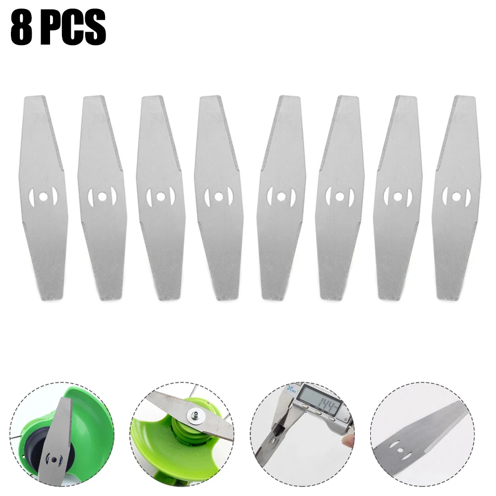 8pcs/set 150mm Metal Grass String Trimmer Head Replacement Saw Blades Lawn Mower Fittings Accessories For Garden Tool Parts
8pcs/set 150mm Metal Grass String Trimmer Head Replacement Saw Blades Lawn Mower Fittings Accessories For Garden Tool Parts