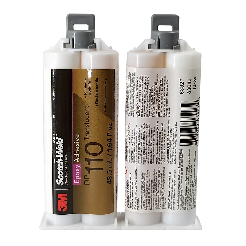 

3M Epoxy Potting Compound DP110 Epoxy Adhesive Resin Glue Starter Kit Epoxy Resin Translucent/Gray 48.5mL