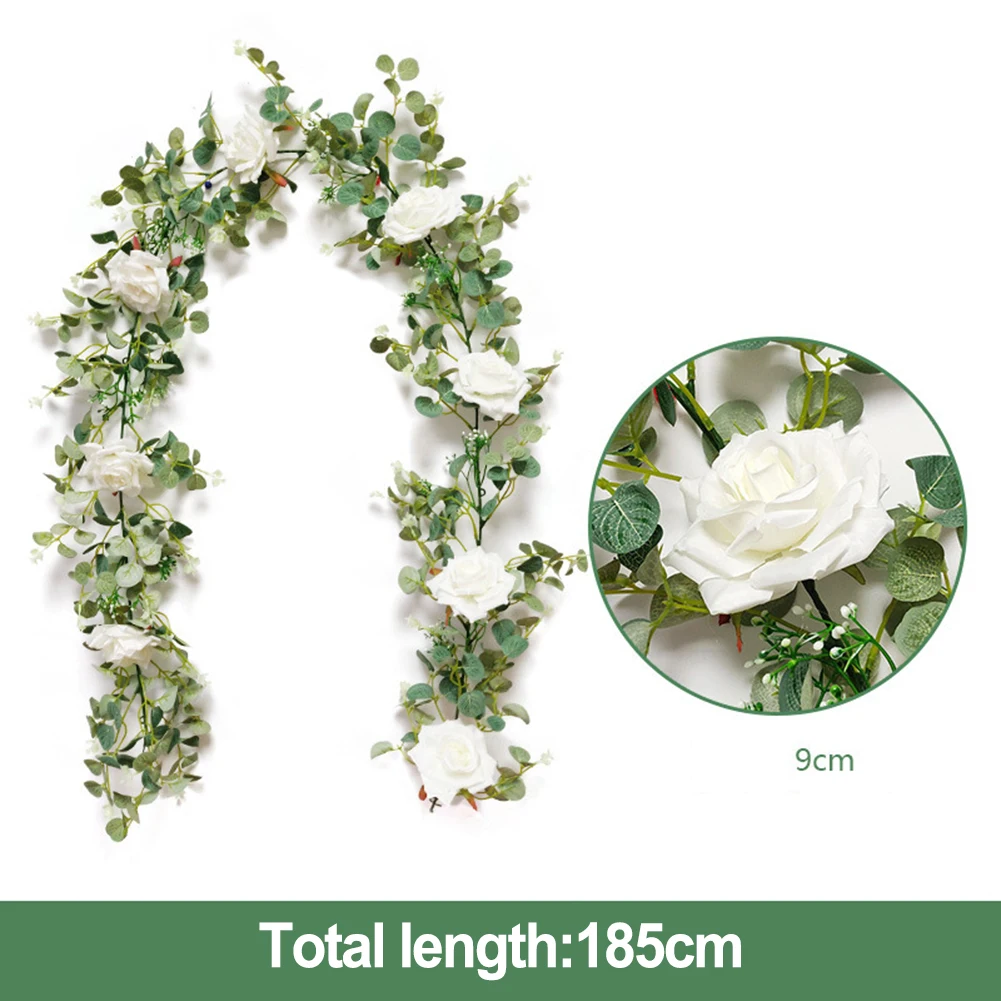 1.85m Artificial Eucalyptus Garland Hanging Rattan Flower Wedding Greenery Home Decor Table Centerpieces Party Decorations
1.85m Artificial Eucalyptus Garland Hanging Rattan Flower Wedding Greenery Home Decor Table Centerpieces Party Decorations