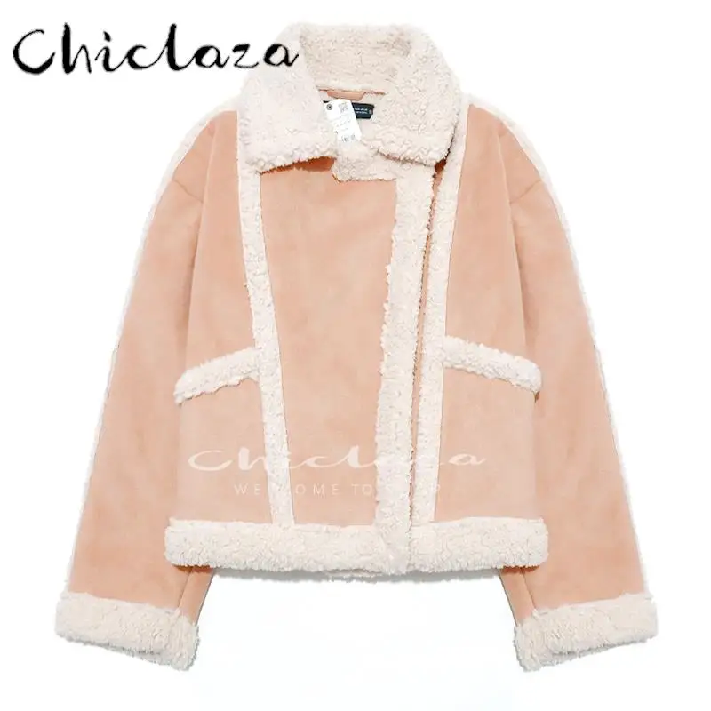 CHICLAZA 2022 Winter Warm Fleece Fashion Biker Jacket Coat Female Casual Short Zipper Outwear Ladies
CHICLAZA 2022 Winter Warm Fleece Fashion Biker Jacket Coat Female Casual Short Zipper Outwear Ladies