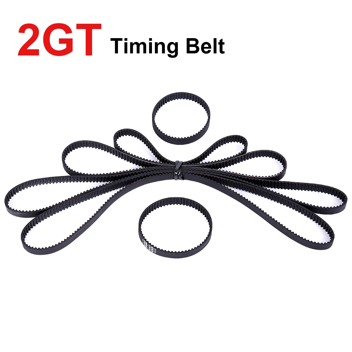 1Pcs 2GT/GT2 Rubber Timing Belt Length 244mm ~ 480mm (122Teeth - 240 Teeth) 2GT Closed Loop Synchronous Belt Width 6mm 10mm
1Pcs 2GT/GT2 Rubber Timing Belt Length 244mm ~ 480mm (122Teeth - 240 Teeth) 2GT Closed Loop Synchronous Belt Width 6mm 10mm