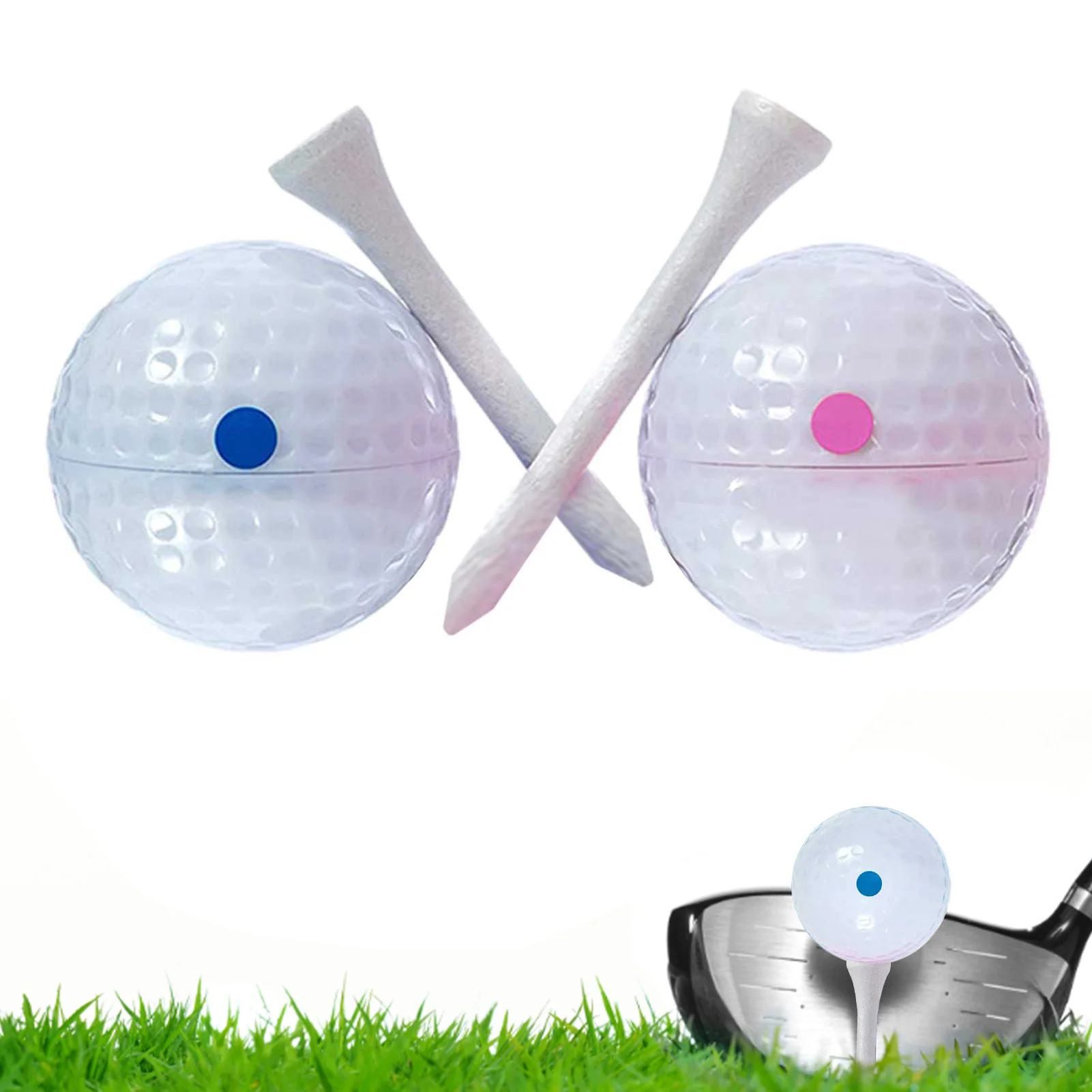 Gender Reveal Golf Ball Gender Reveal Exploding Golf Balls Gender Reveal Golf Set With 1 Pink Ball & 1 Blue Ball For Practical
Gender Reveal Golf Ball Gender Reveal Exploding Golf Balls Gender Reveal Golf Set With 1 Pink Ball & 1 Blue Ball For Practical