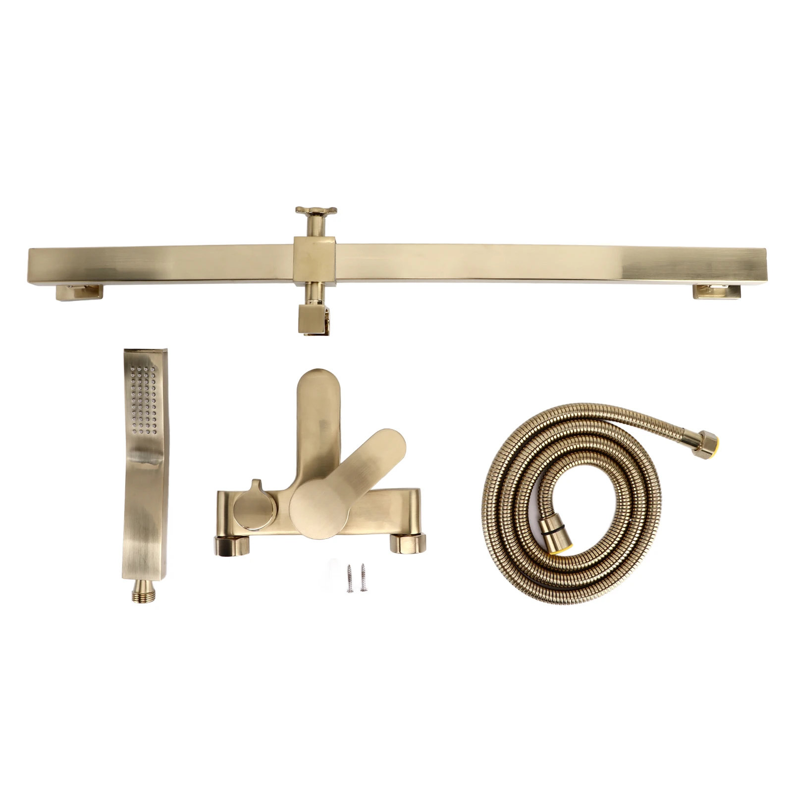 G1/2 Single Handle Bathtub Faucet Shower Room Faucet Wall Mounted Tap with Hand Shower Hot Cold Bathroom Faucet
G1/2 Single Handle Bathtub Faucet Shower Room Faucet Wall Mounted Tap with Hand Shower Hot Cold Bathroom Faucet