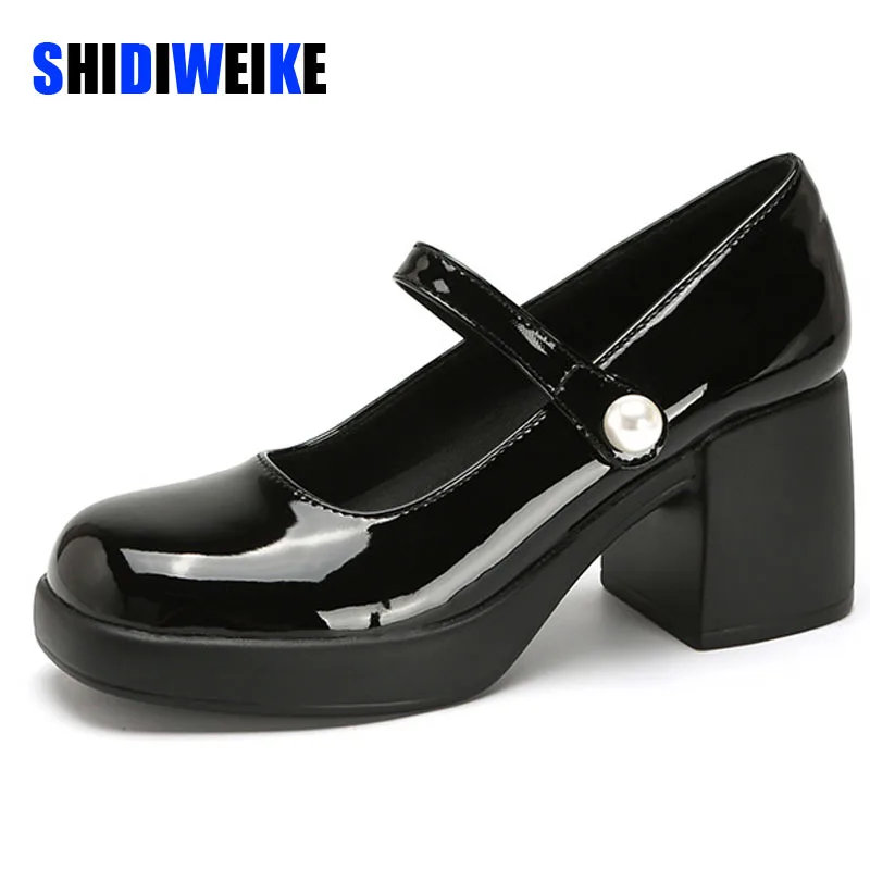 SDWK/Женская обувь из воловьей кожи на высоком каблуке 7 см; Обувь Mary Jane на платформе и каблуке; Женские туфли-лодочки; Обувь для офиса; Женская модельная обувь
SDWK/Женская обувь из воловьей кожи на высоком каблуке 7 см; Обувь Mary Jane на платформе и каблуке; Женские туфли-лодочки; Обувь для офиса; Женская модельная обувь