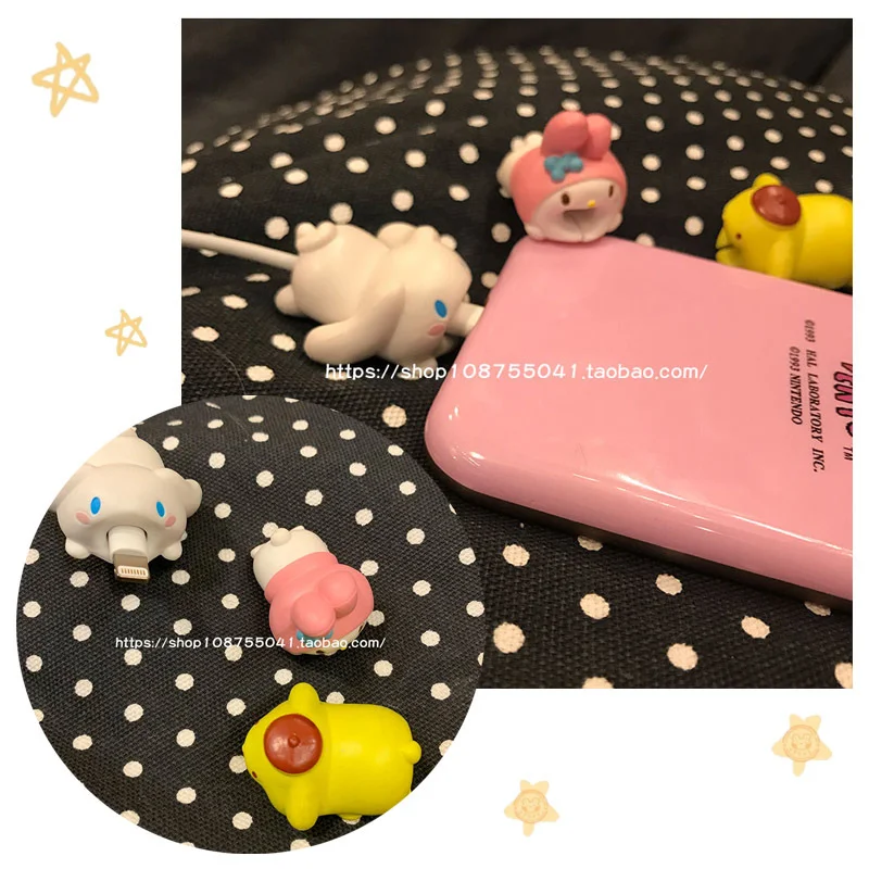 Sanrioed My Melody Cinnamoroll Kittly милые куклы зарядный кабель защитный чехол мультяшный защитный чехол для телефона USB кабель
Sanrioed My Melody Cinnamoroll Kittly милые куклы зарядный кабель защитный чехол мультяшный защитный чехол для телефона USB кабель
