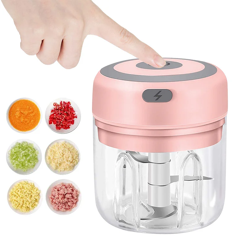 ElectricGarlicCutter USB Rechargeable Kitchen Tool Multifunctional Garlic Cutter Portable Meat Grinder Chili Cutter
ElectricGarlicCutter USB Rechargeable Kitchen Tool Multifunctional Garlic Cutter Portable Meat Grinder Chili Cutter