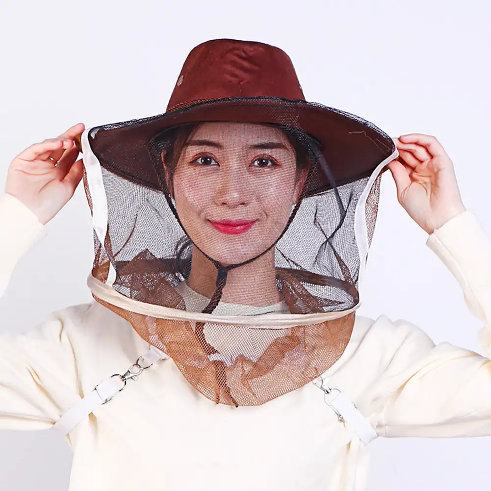 1pcs Beekeeping Cowboy Hat Anti Bee Hat Protective Beekeeper Cap Face Protector Mosquito Bee Insect Net Veil Comfortable
1pcs Beekeeping Cowboy Hat Anti Bee Hat Protective Beekeeper Cap Face Protector Mosquito Bee Insect Net Veil Comfortable