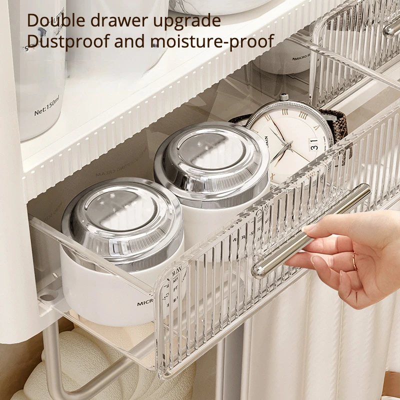 Bathroom Storage Punch-free Accessory Toilet Shelves Bathroom Basin Organizer Cosmetic Wall-mounted Multi-layer Rack Wall
Bathroom Storage Punch-free Accessory Toilet Shelves Bathroom Basin Organizer Cosmetic Wall-mounted Multi-layer Rack Wall