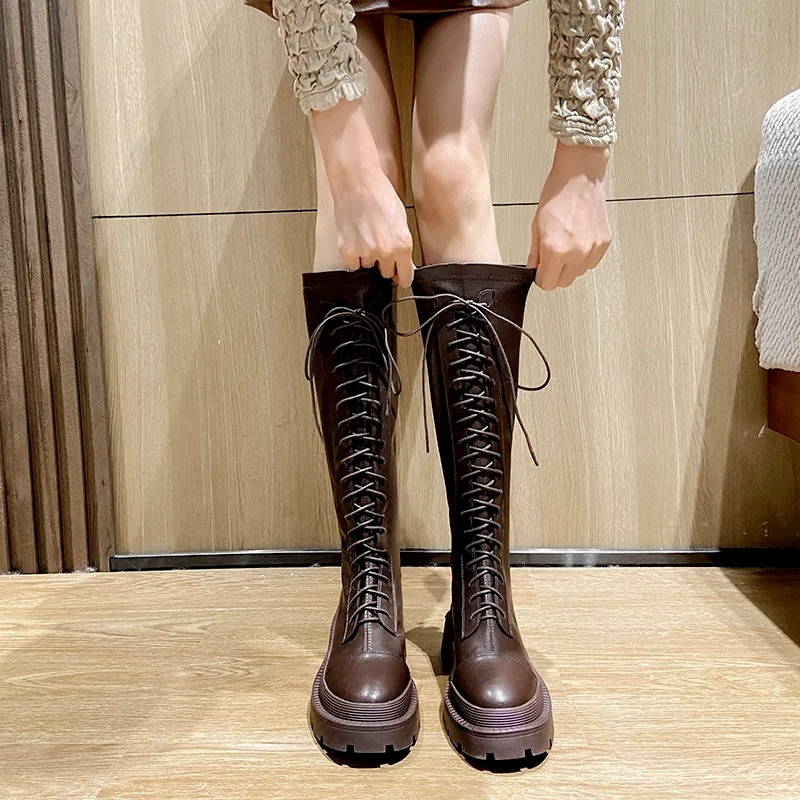 Long Boots Women's Autumn and Winter Plus Velvet New High Tube Knight Boots Thin Boots Large Size Women's Boots35-43 Women Boots
Long Boots Women's Autumn and Winter Plus Velvet New High Tube Knight Boots Thin Boots Large Size Women's Boots35-43 Women Boots