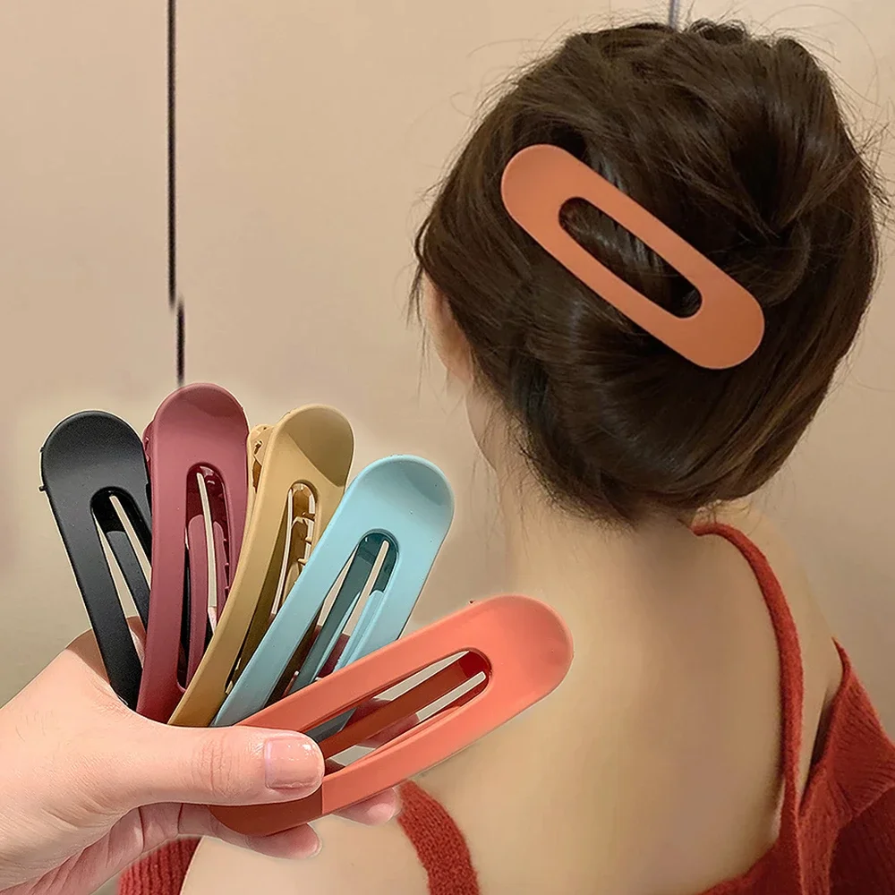 Fashion Large Duckbill Hair Clips French Style Classic Plastic Non Slip Side Hair Barrette Matte Oval Hair Clips For Women Girls
Fashion Large Duckbill Hair Clips French Style Classic Plastic Non Slip Side Hair Barrette Matte Oval Hair Clips For Women Girls