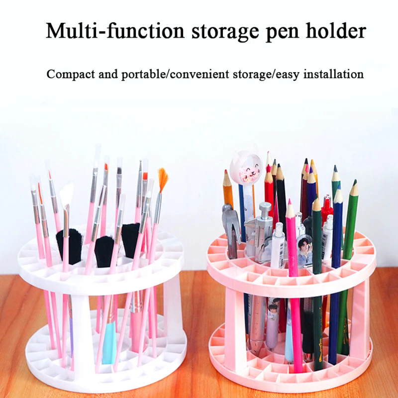 New Simple Multi-Grid Pen Holder Girls' Makeup Brush Storage Art Paint Finishing Rack Students' Desktop Finishing Plastic Rack
New Simple Multi-Grid Pen Holder Girls' Makeup Brush Storage Art Paint Finishing Rack Students' Desktop Finishing Plastic Rack