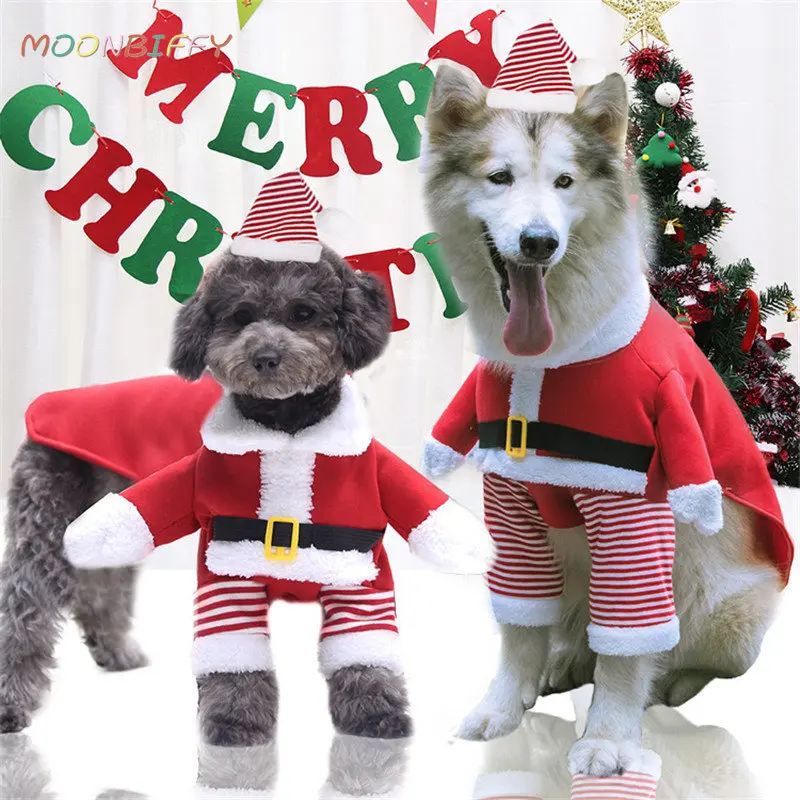 Christmas Pet Costume Father Christmas Cute Clothes for Large Dogs Super Funny Labrador Golden Retriever Christmas Clothes
Christmas Pet Costume Father Christmas Cute Clothes for Large Dogs Super Funny Labrador Golden Retriever Christmas Clothes