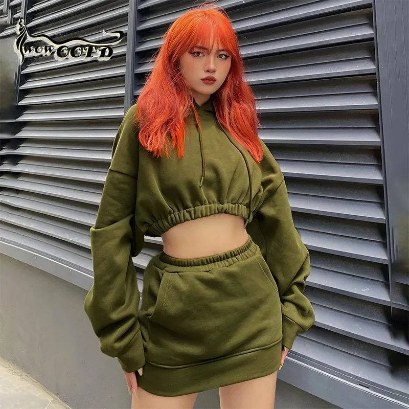 WOWOOTD 2023 Autumn/Winter New Solid Color Fashion Hooded Long Sleeve Sports Casual Short Skirt Set
WOWOOTD 2023 Autumn/Winter New Solid Color Fashion Hooded Long Sleeve Sports Casual Short Skirt Set
