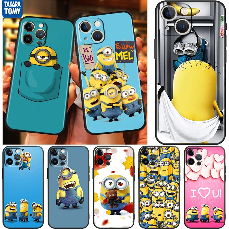 Cartoon Cute Minions For Apple iPhone 13 12 11 Pro Max Mini XS Max X XR 6 7 8 Plus 5S SE2020 Soft Black Phone Case Fundas Cover
Cartoon Cute Minions For Apple iPhone 13 12 11 Pro Max Mini XS Max X XR 6 7 8 Plus 5S SE2020 Soft Black Phone Case Fundas Cover