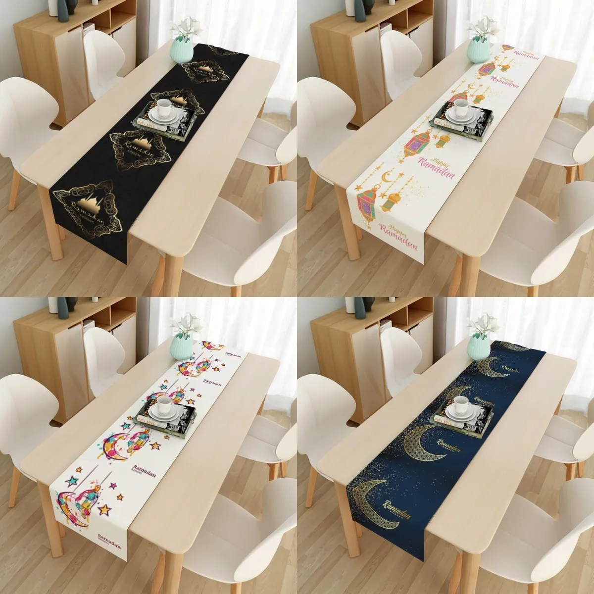 Eid Mubarak Table cloth and flag Ramadan Decoration Islamic Muslim party Table decorations Party Supplies For Home
Eid Mubarak Table cloth and flag Ramadan Decoration Islamic Muslim party Table decorations Party Supplies For Home