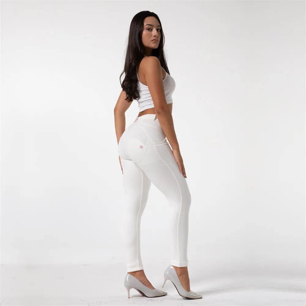 Women Elastic Middle Waist White Knitted Leggings Fashion Sport Swear Female Commuting Pencil Pants Button Zippers New Bottoms
Women Elastic Middle Waist White Knitted Leggings Fashion Sport Swear Female Commuting Pencil Pants Button Zippers New Bottoms