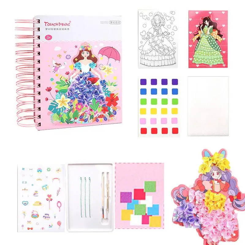Poke Painting Kit Watercolor Painting Book Set Princess Dress-Up Kids Arts And Crafts Educational Poke Painting Paper Craft Set
Poke Painting Kit Watercolor Painting Book Set Princess Dress-Up Kids Arts And Crafts Educational Poke Painting Paper Craft Set
