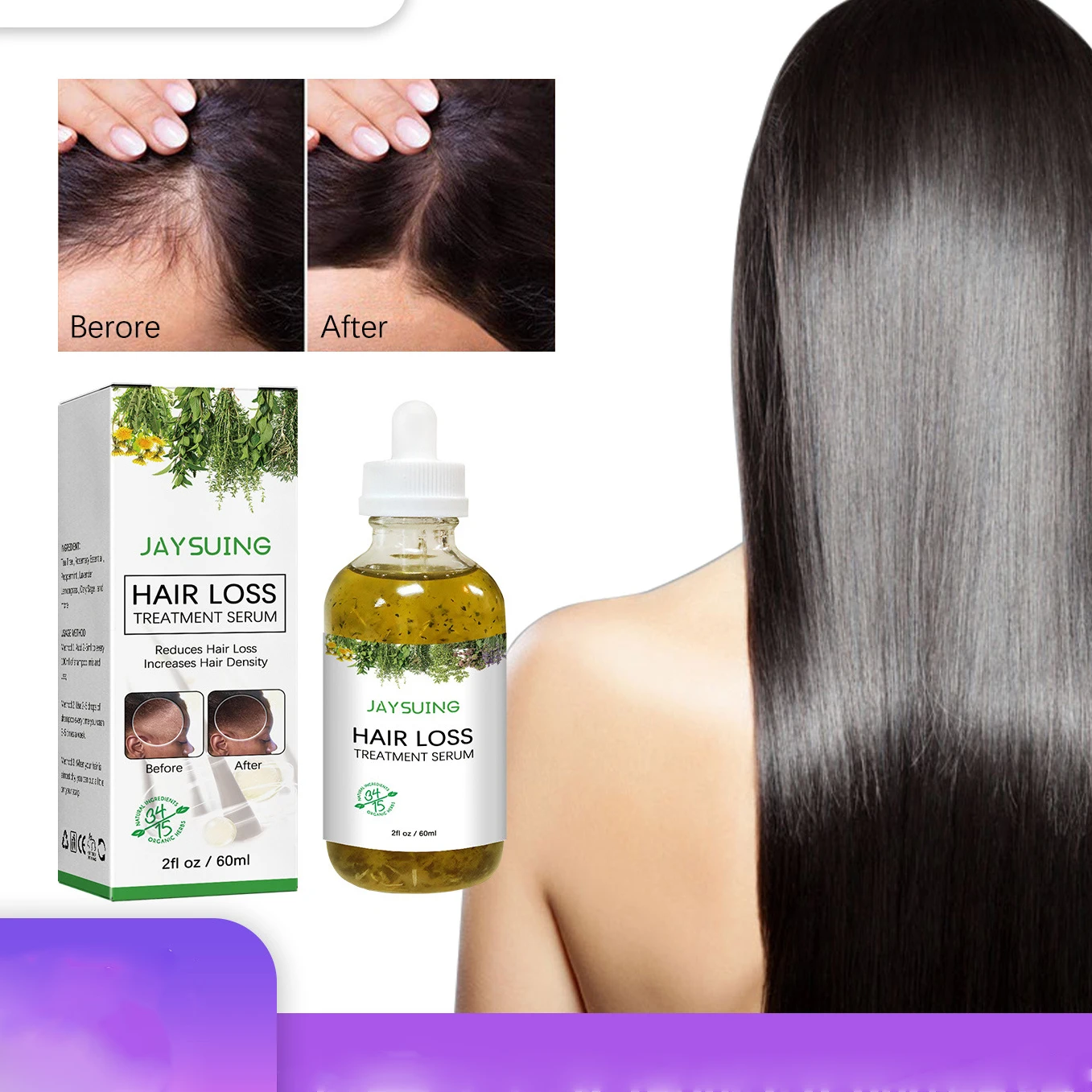 Jaysuing scalp hair care oil essence hair growth massage scalp hair care oil strong hair care hair care Keratin nursing 1pcs
Jaysuing scalp hair care oil essence hair growth massage scalp hair care oil strong hair care hair care Keratin nursing 1pcs