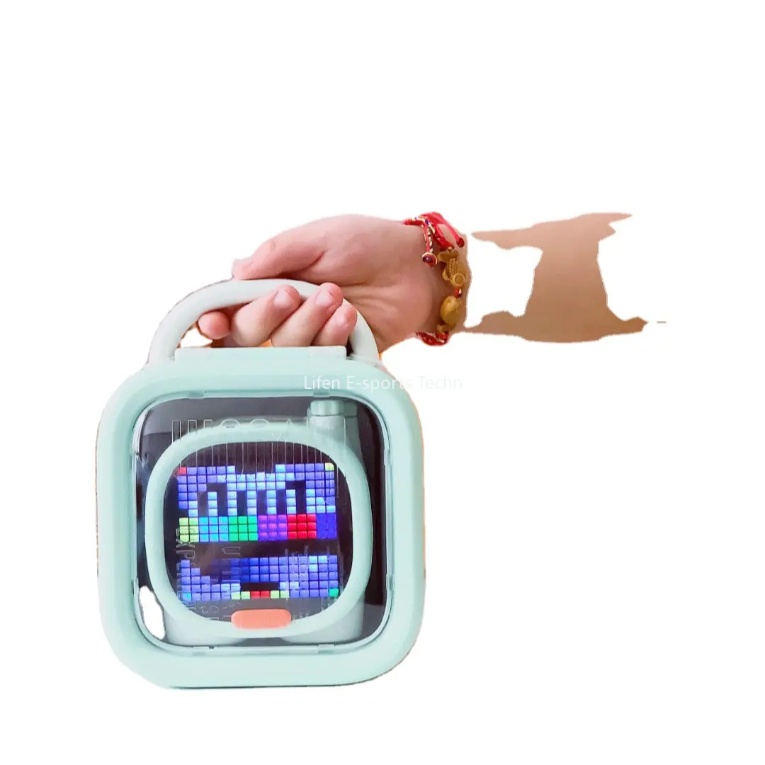 Divoom timoo Elephant Pixel BT Wireless Speaker Nordic green cartoon Smart mini alarm clock gift for girl
Divoom timoo Elephant Pixel BT Wireless Speaker Nordic green cartoon Smart mini alarm clock gift for girl