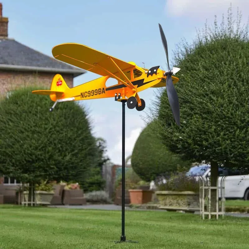 1 Set Piper J3 Cub Airplane Weathervane, Airplane Wind Spinner Metal Weathervane Windmill, Upgrade Airplane Weather Vane Vane Fo
1 Set Piper J3 Cub Airplane Weathervane, Airplane Wind Spinner Metal Weathervane Windmill, Upgrade Airplane Weather Vane Vane Fo