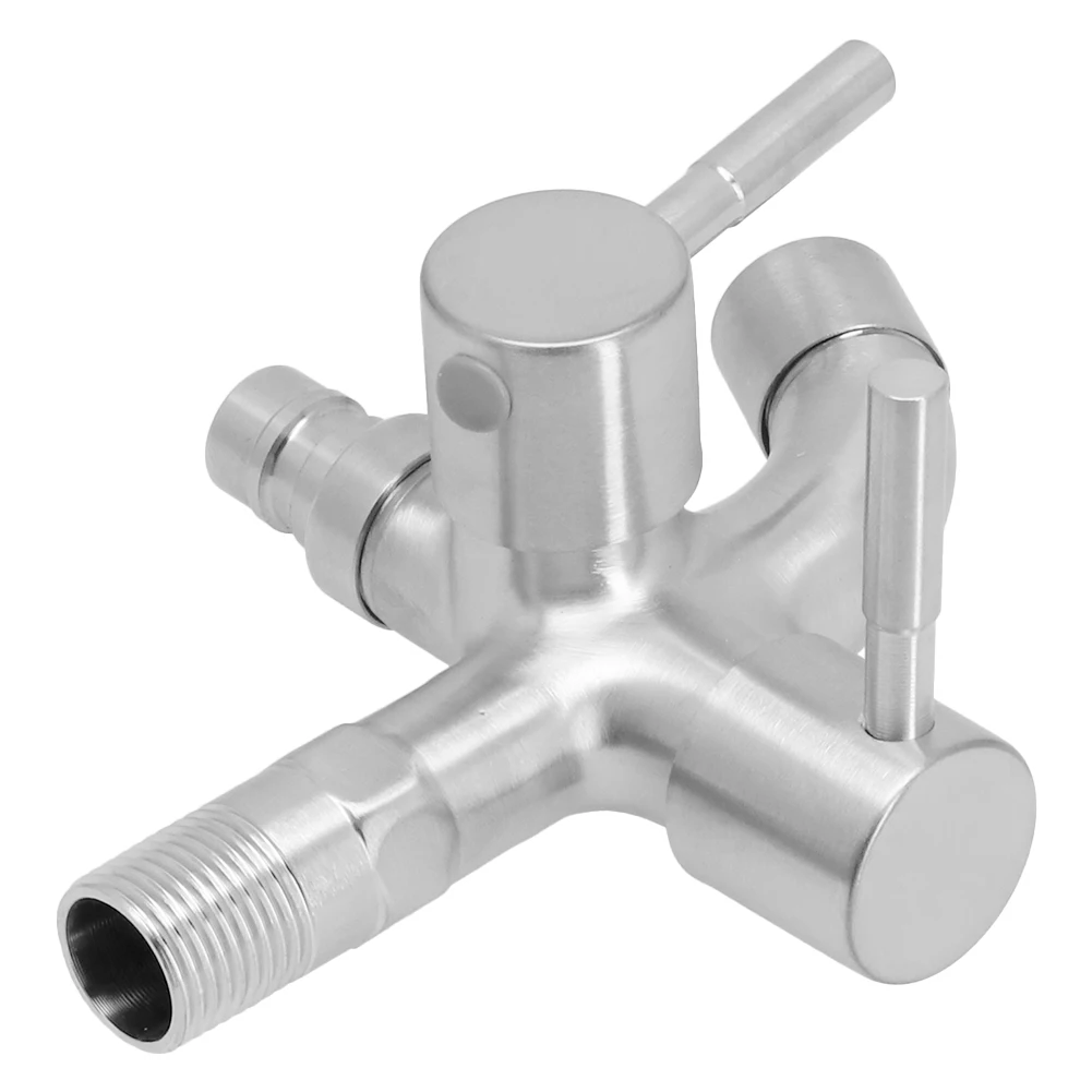 Two Way Tap Double Tap Kitchen Bathroom 304 Stainless Steel Brushed Dual Use Multifunctional For Washing Machine
Two Way Tap Double Tap Kitchen Bathroom 304 Stainless Steel Brushed Dual Use Multifunctional For Washing Machine