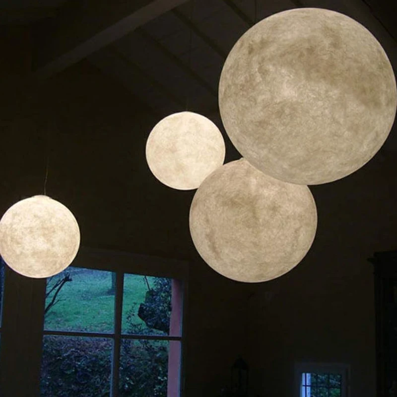 Moon Planet loft stair chandelier, clothing store window ball chandelier, bedroom net red moon lamp, restaurant chandelier
Moon Planet loft stair chandelier, clothing store window ball chandelier, bedroom net red moon lamp, restaurant chandelier