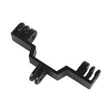 Metal Dual Mount Bracket Camera Tripod Mount Base Connect Seat Monopod Stand Holder for Gopro Max 10 9 8 for DJI Action 2 Camera