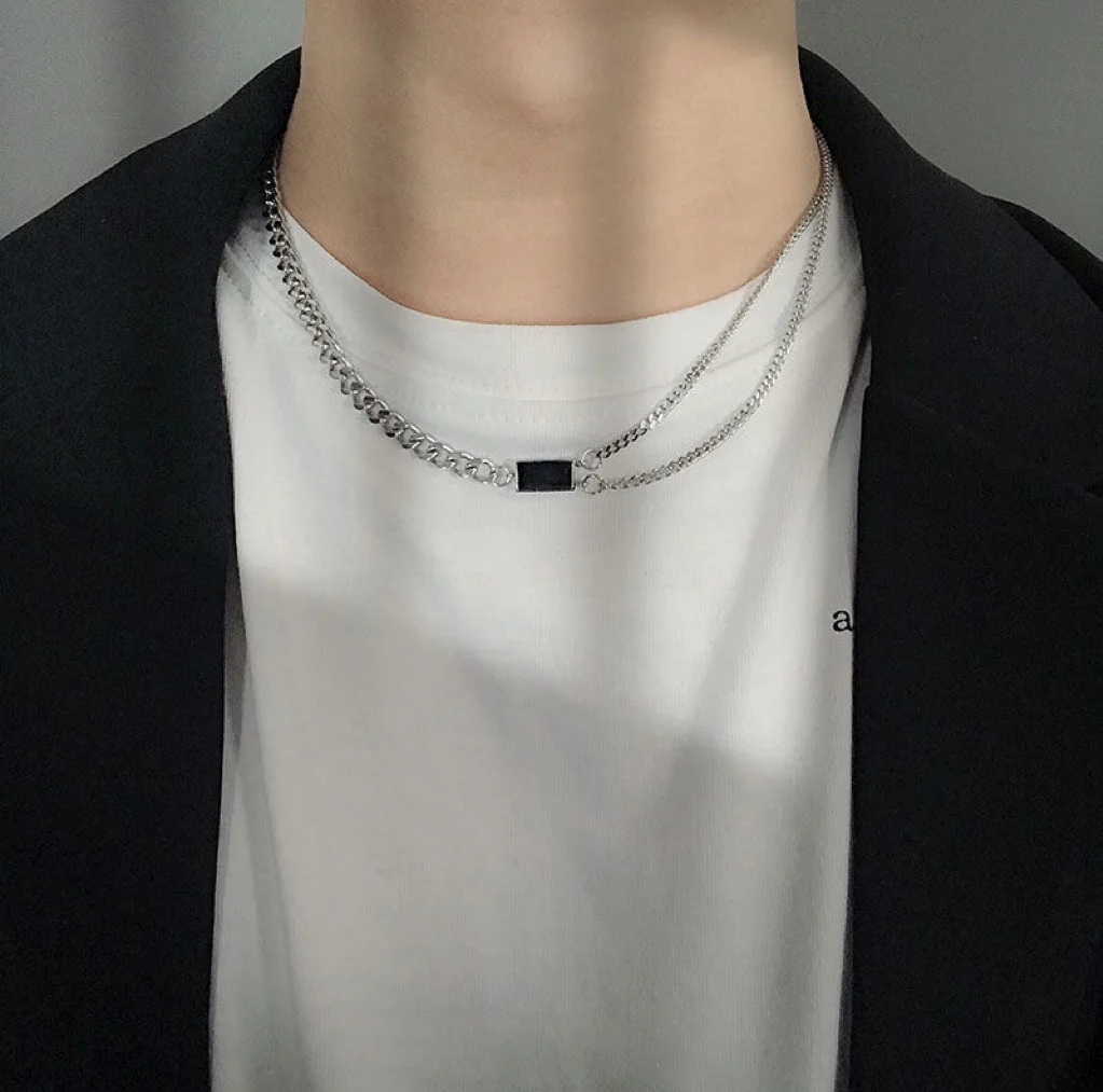 Europe And The United States Hot Style Titanium Steel Irregular Necklace Korea Couples With Hip Hop Clavicle Chain Designs
Europe And The United States Hot Style Titanium Steel Irregular Necklace Korea Couples With Hip Hop Clavicle Chain Designs