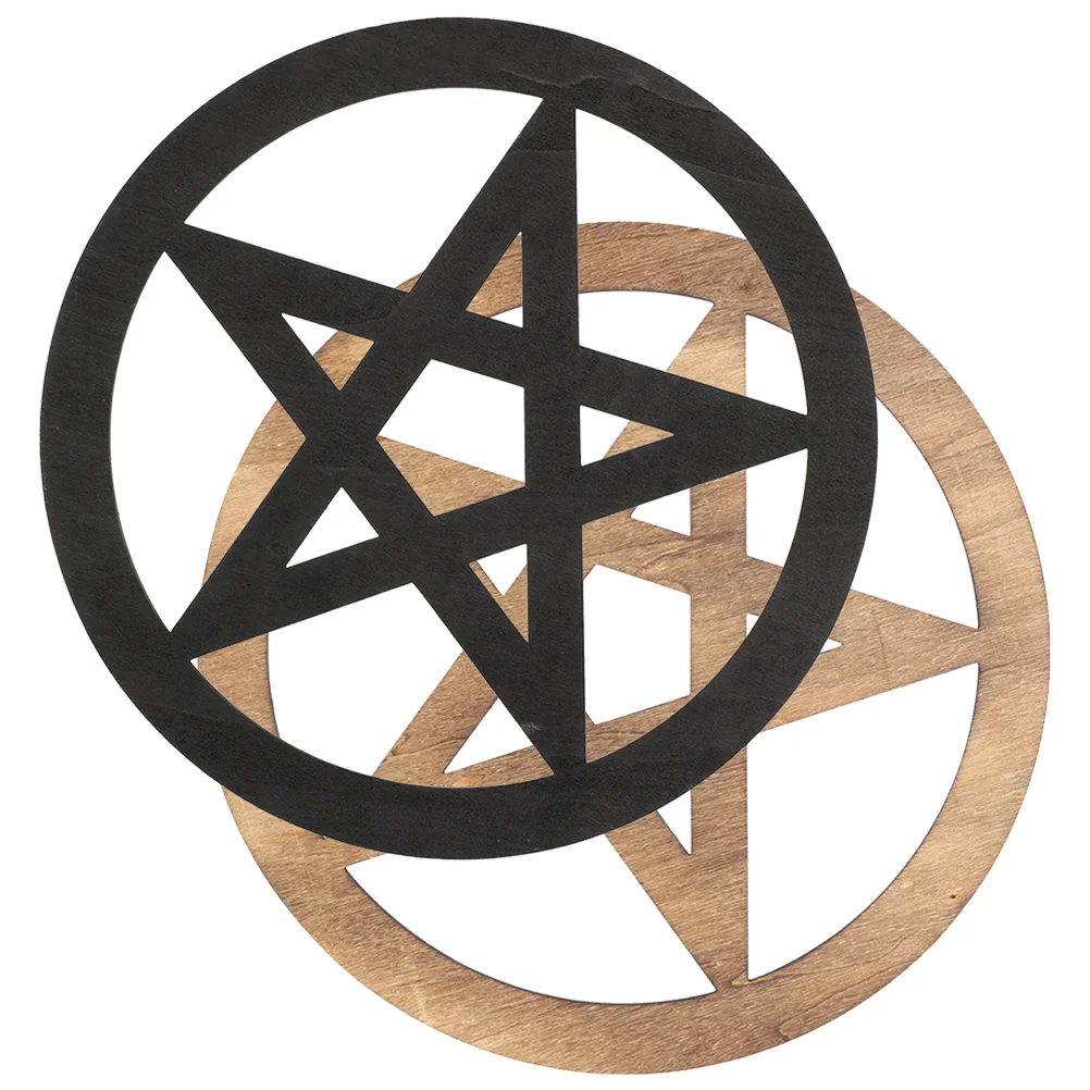 2 Pcs Hanging Pentagram Decoration Retro Home Wicca Supplies Wooden Altar Ceremony
2 Pcs Hanging Pentagram Decoration Retro Home Wicca Supplies Wooden Altar Ceremony