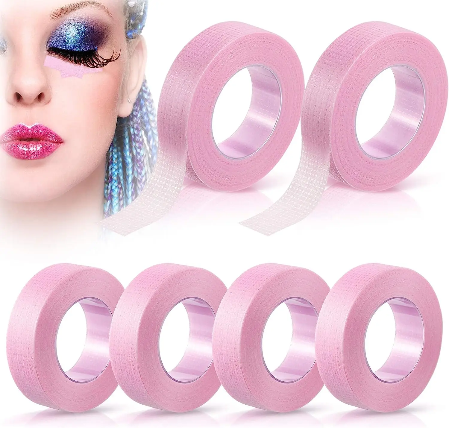 3 Rolls Professional PE Lash Tape For Eyelash Extension Lash Tools Non-Woven Eyelash Tape
3 Rolls Professional PE Lash Tape For Eyelash Extension Lash Tools Non-Woven Eyelash Tape