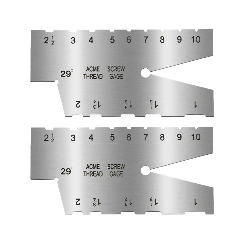 2 Piece TR 29° T Screw Thread Gauge Gage Tool Grinding Stainless Steel Cutting Tools
2 Piece TR 29° T Screw Thread Gauge Gage Tool Grinding Stainless Steel Cutting Tools