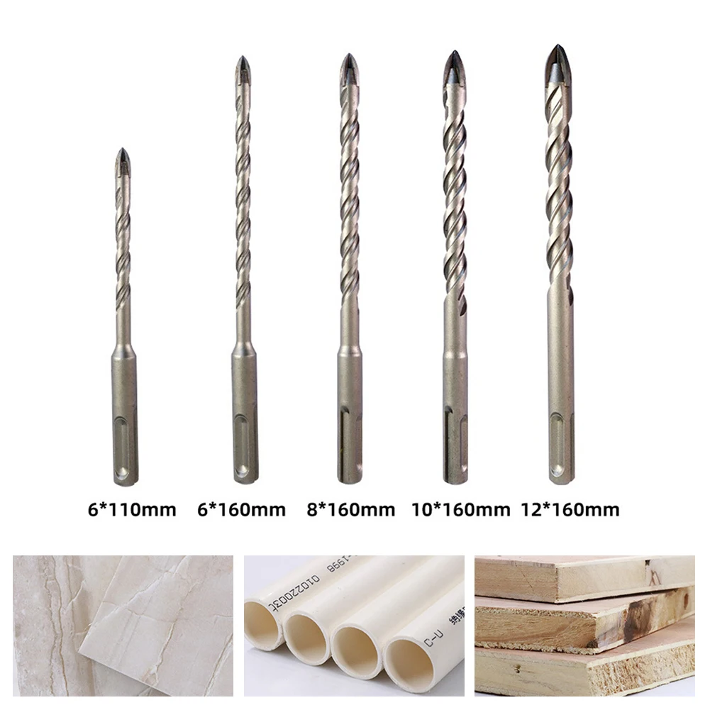 1pc Tile Porcelain Drill Bit SDS PLUS Shank For Drilling On Ceramic Granite Tile Stone Wood Plastic Concrete Walls Power Tools
1pc Tile Porcelain Drill Bit SDS PLUS Shank For Drilling On Ceramic Granite Tile Stone Wood Plastic Concrete Walls Power Tools